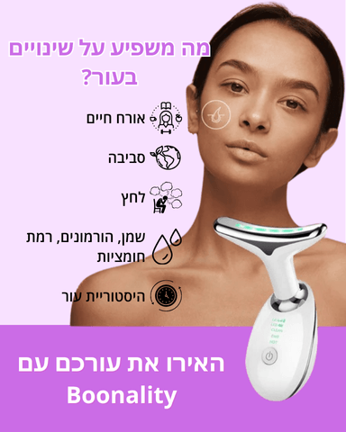 פיסול פנים מושלם מבית Boonality™